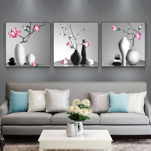 客廳裝飾畫沙發(fā)背景墻三聯(lián)畫臥室餐廳壁畫北歐掛畫風(fēng)景海景無框畫